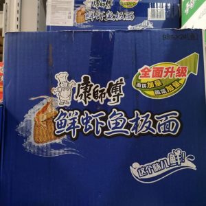 整箱  康师傅鲜虾鱼板面  MK INST. NUDELN SEAFOOD KRT  24x98g