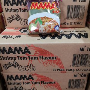 整箱  妈妈虾肉面   INST. NUDEL GARNELE MAMA, KRT  30x60g