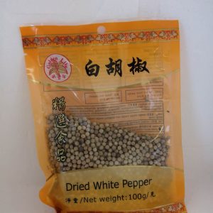 金百合 白胡椒粒-GETROCKNETER WEIßER PFEFFER 100g