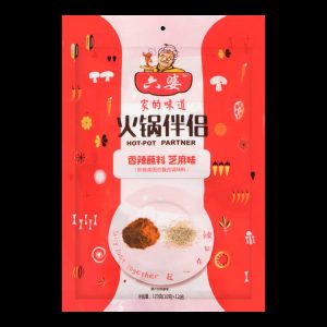 六婆火锅伴侣 香辣蘸料 芝麻味-HOT POT PARTNER 120g (10x12g)