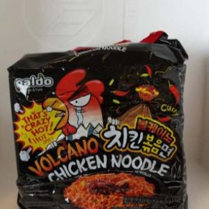 韩国火鸡面五连包 黑  INST. NUDELN VOLCANO CHICKEN 4x140g