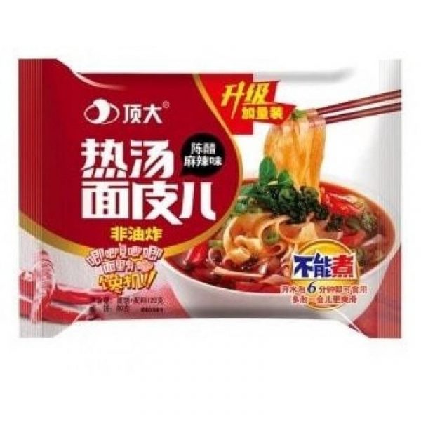 热汤面皮儿 陈醋麻辣味 - SCHEIBENNUDELN SAUER MALA