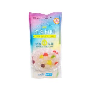 多彩珍珠粉圆-TAPIOKA PERLEN FARBE 250g