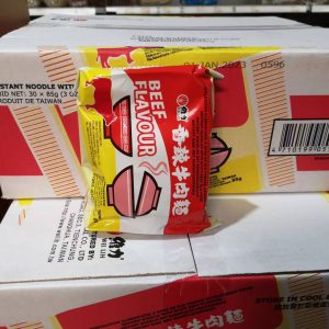 维力 香辣牛肉面    INST. NUDEL RIND, WEI LIH  30x85gr