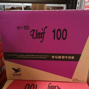 整箱  统一老坛酸菜牛肉面 NUDELN RINDFLEISCH SAUKRAUT KR 24x119g