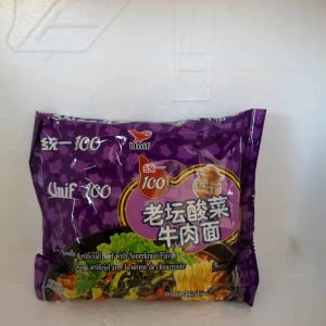 统一老坛酸菜牛肉面  NUDELN RINDFLEISCH SAUKRAUT PK 119g
