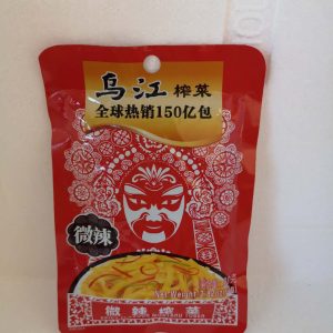 乌江榨菜 微辣  WJ GEMÜSEKONSERVEN (WÜRZIG) 80g