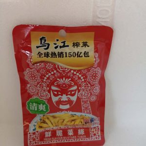 乌江清爽榨菜  WJ GEMÜSEKONSERVEN(STREIFEN) 80g