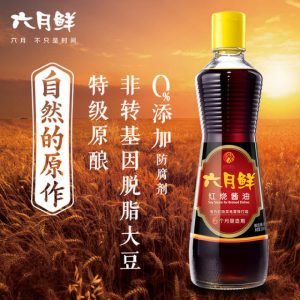 六月鲜 红烧酱油 500ml - LYX SOJASOßE MIT SÜßUNGSMITTEL