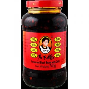 老干妈 风味豆豉油辣椒 740g - LGM SCHWARZBOHNEN IN CHILLI ÖL