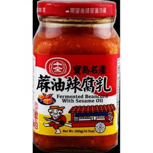 十全 麻油辣腐乳 300g - TOFU EINGELEGT SESAMÖL/CHILI