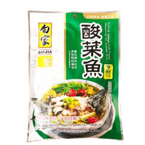 白家 酸菜鱼 烹饪料 200g - WÜRZMITTEL FÜR SAUERKOHL FISCH