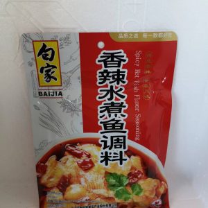 白家 水煮鱼调料 香辣 200g - WÜRZMITTEL FÜR PIKANT FISCH