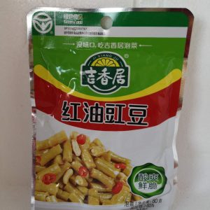 吉香居红油豇豆  EINGELEGTE KUHBOHNE IN CHILIÖL 80g