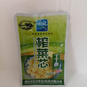 鱼泉榨菜芯  BRAUNER SENF IN WÜRFEL  90g