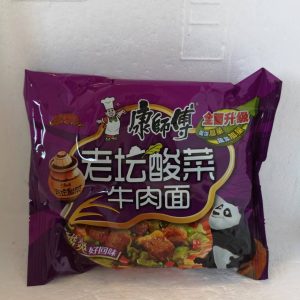 康师傅老坛酸菜牛肉面  INST.NUDELN RIND EINGE. GEMÜSE 117g
