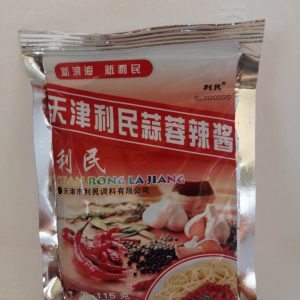 利民蒜蓉辣酱  CHILLISAUCE MIT KNOBLAUCH 115G