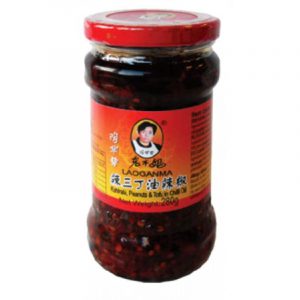 老干妈 辣三丁油辣椒 280g - CHILLISOSSE AROMATISIERT LGM