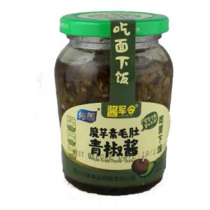 与美 魔芋素毛肚青椒酱 230g - YUMEI KONJAK GREEN PEPPERSAUCE