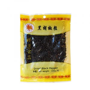 金百合 黑胡椒粒 100g - GETROCKNETEN SCHWARZEN PFEFFER