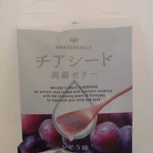 ๆฅๆฌ่ฝฏ็ณ ่ก่ๅณ CHIASEED JELLY GRAPE 165g