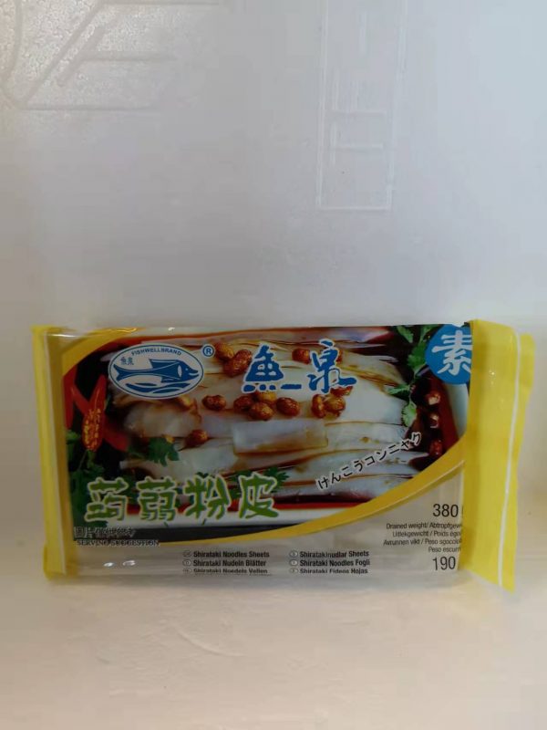 鱼泉蒟蒻粉皮  SHIRATAKI NUDELN BLÄTTER  380g