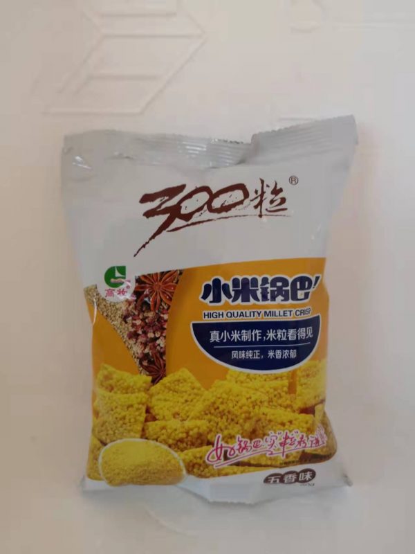 高妆五香小米锅巴-KNUSPRIGE HIRSE (FÜNF GEWÜRZE) 60g