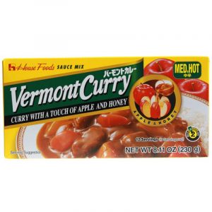 HomeFood 苹果蜂蜜咖喱 中辣 230g - VERMONT CHUKARA CURRY MITTEL