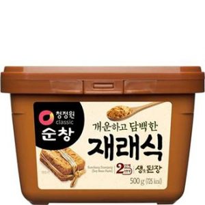 SOJABOHNEN PASTE GEWÜRZT, 500G  DAESANG, KOREA