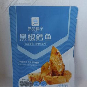 良品铺子黑椒鳕鱼  TS SCHWARZEPFEFFER KABELJAU 56g