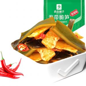 良品铺子海带脆笋 香辣味-WÜRZIGE ALFEN UND BAMBUSS 160g