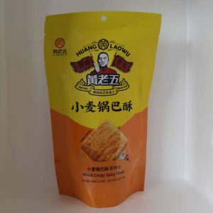 黄老五 小麦锅巴酥 香辣味  CRACKER MIT WÜRZIGEM GESCHMACK 170g