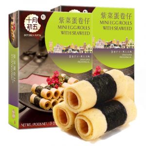 十月初五紫菜蛋卷仔-MINI SEETANG EIER ROLLE 120g