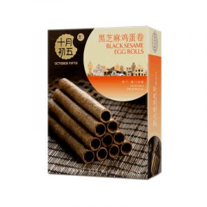 十月初五黑芝麻鸡蛋卷-SCHWARZE SESAM EIERROLLE 86g