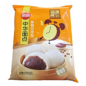 思念/三全 秘制豆沙包 360g - BRÖTCHEN MIT ROTER BOHNENPASTE