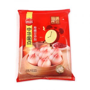 思念 寿桃豆沙包 360g - BRÖTCHEN IN PFIRSICHFORM TK