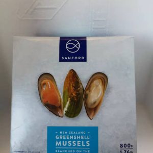 冰冻绿贝壳-MUSCHEL HALB-SCHALE NEUSEELAND 1kg