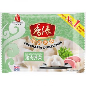 香源猪肉荠菜水饺-JIAOZI MIT PORK&JICAI 400g