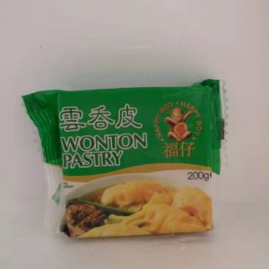 福仔 馄饨皮  WAN TAN TEIG "HAPPY BOY  200G